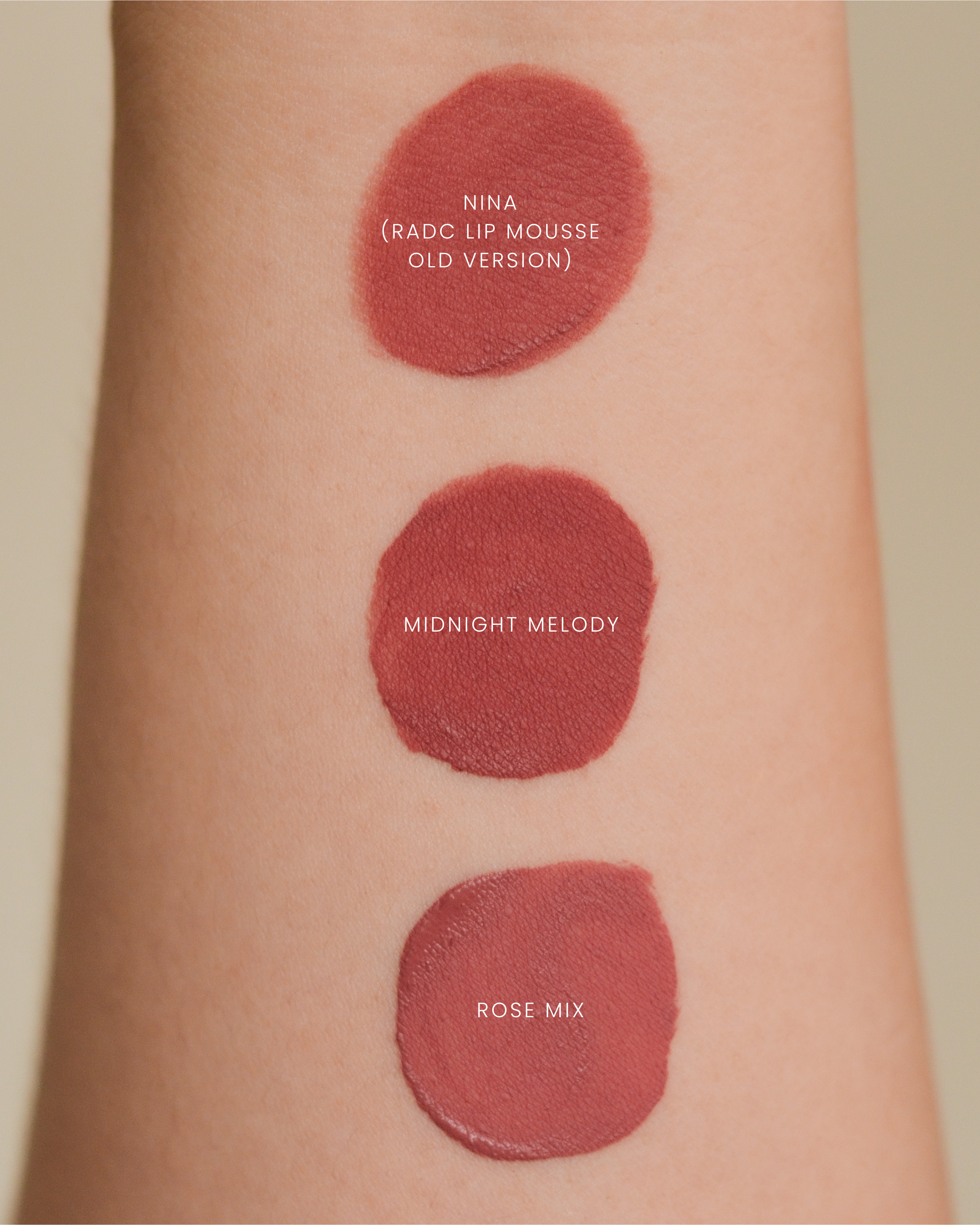 hand swatch rose all day lip mousse records hand swatch rose all day lip mousse records